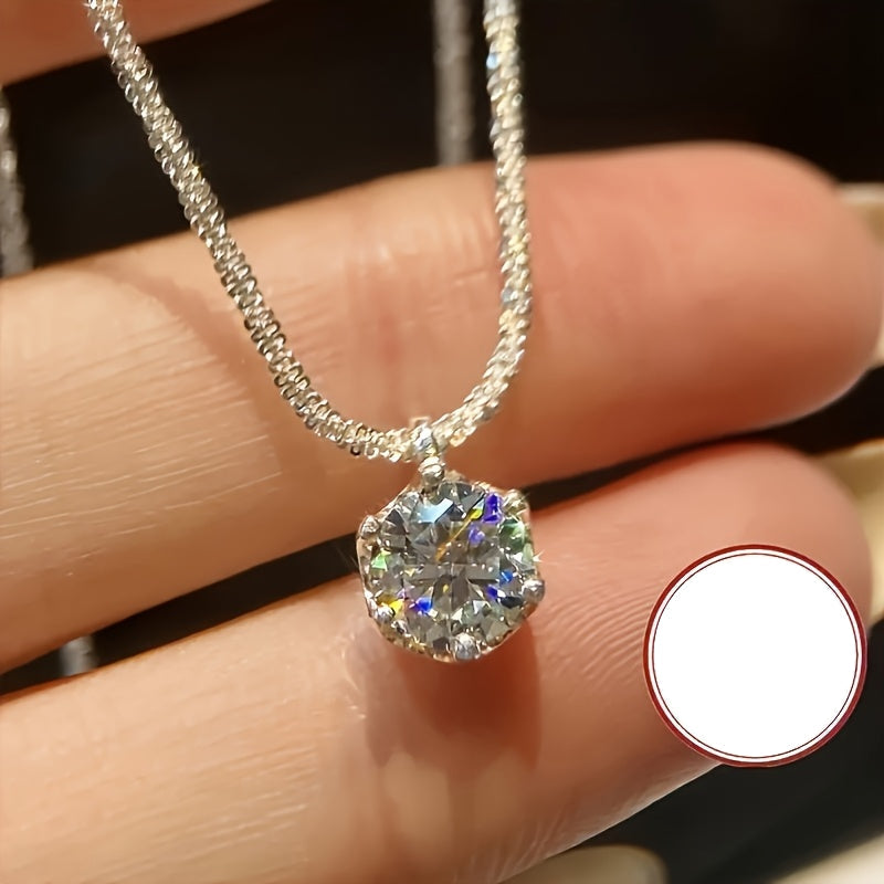 Serelina | Women's Luxury Promise Necklace | Silver