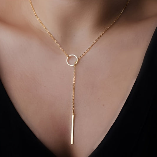 Elaria | Women's Chic Ethnic Pendant Necklace | Gold