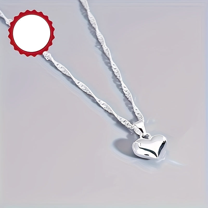 Celiora | Women's Fashionable Heart Necklace | Silver