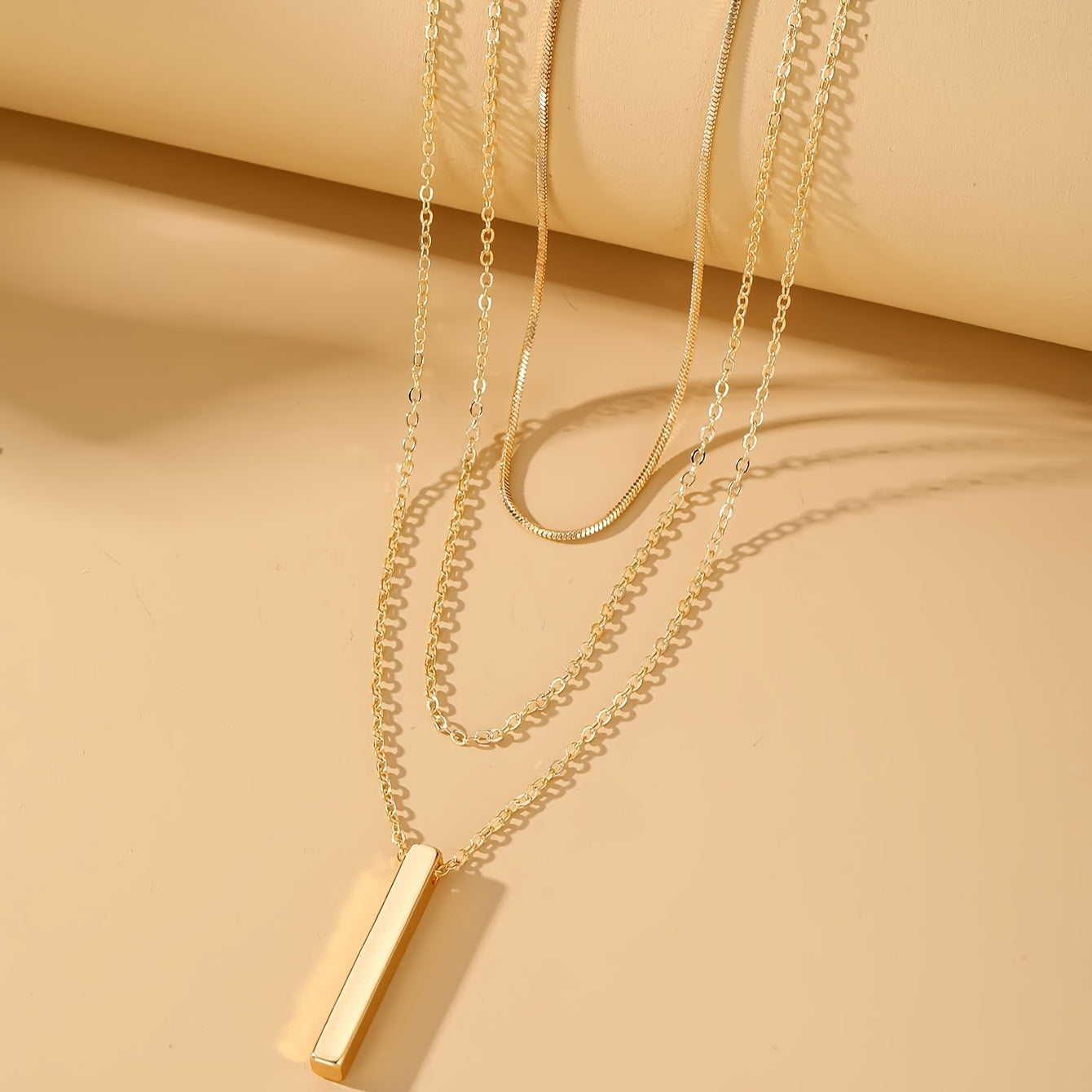 Serelina | Women's Minimalist Multi-Layer Necklace | Gold