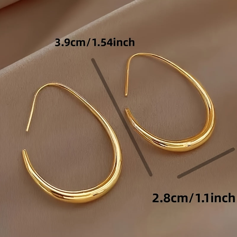 Virella | Women's elegant drop-shaped earrings | Silver