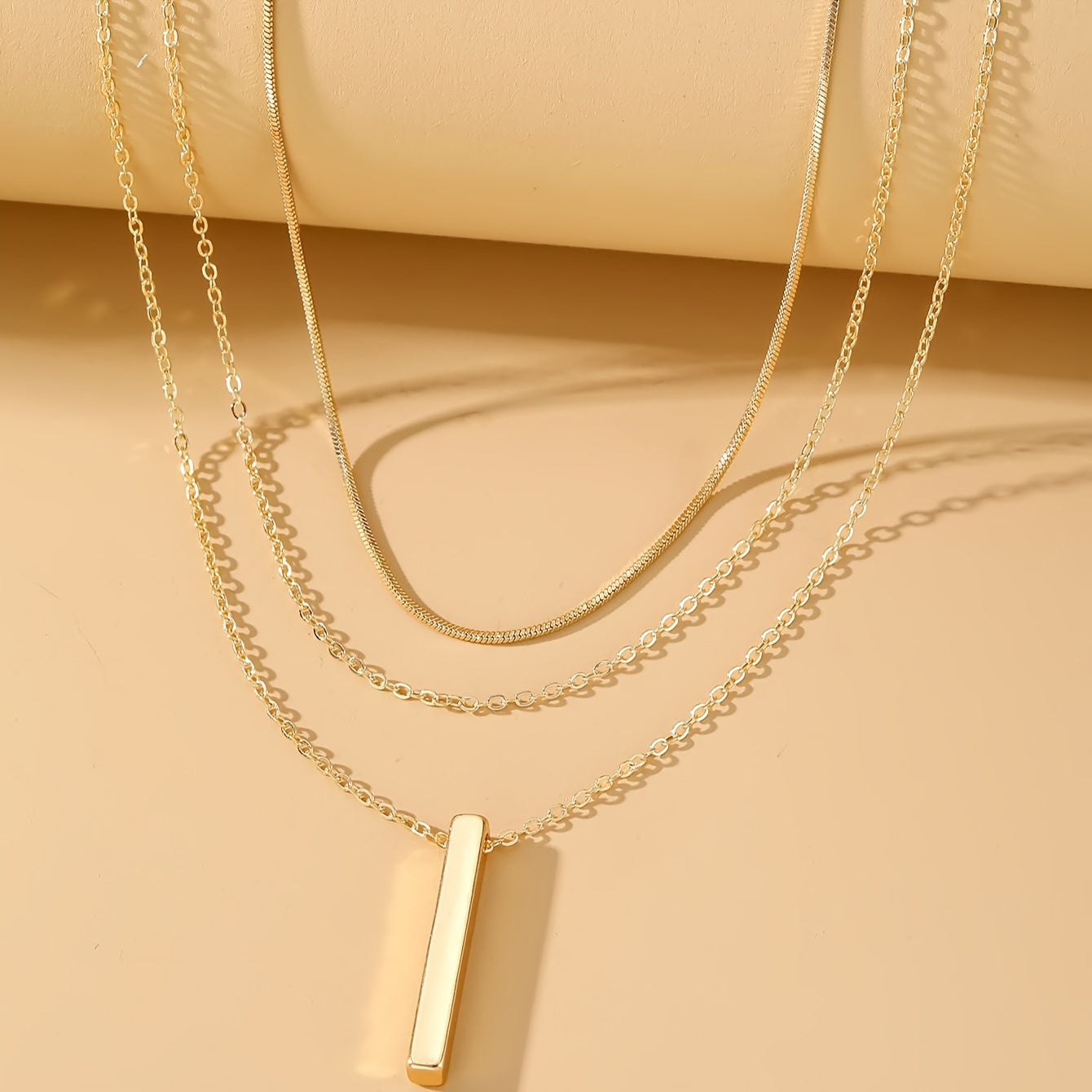 Serelina | Women's Minimalist Multi-Layer Necklace | Gold