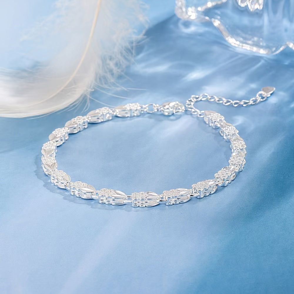 Avenya | Women's refined clover bracelet | Silver