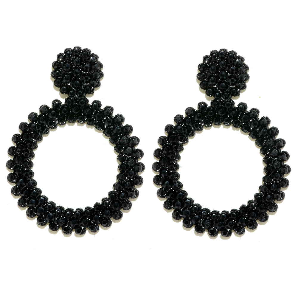 Vivelya | Women's Colorful Rhinestone Stud Earrings | Colorful