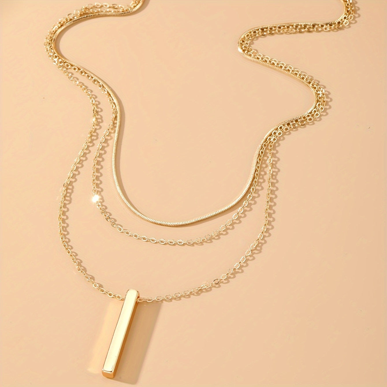 Serelina | Women's Minimalist Multi-Layer Necklace | Gold