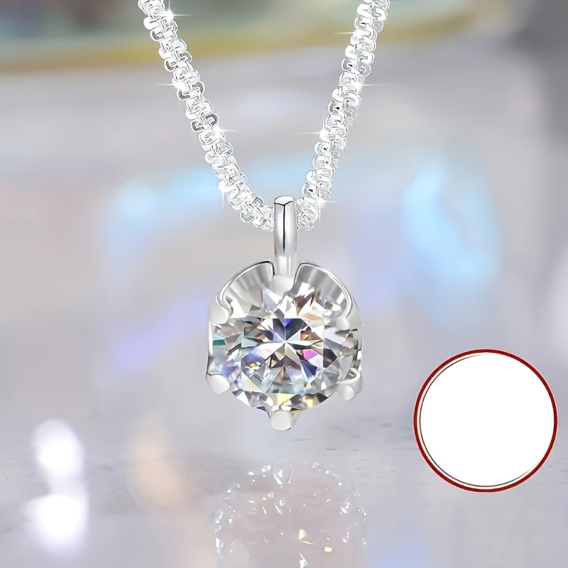 Serelina | Women's Luxury Promise Necklace | Silver