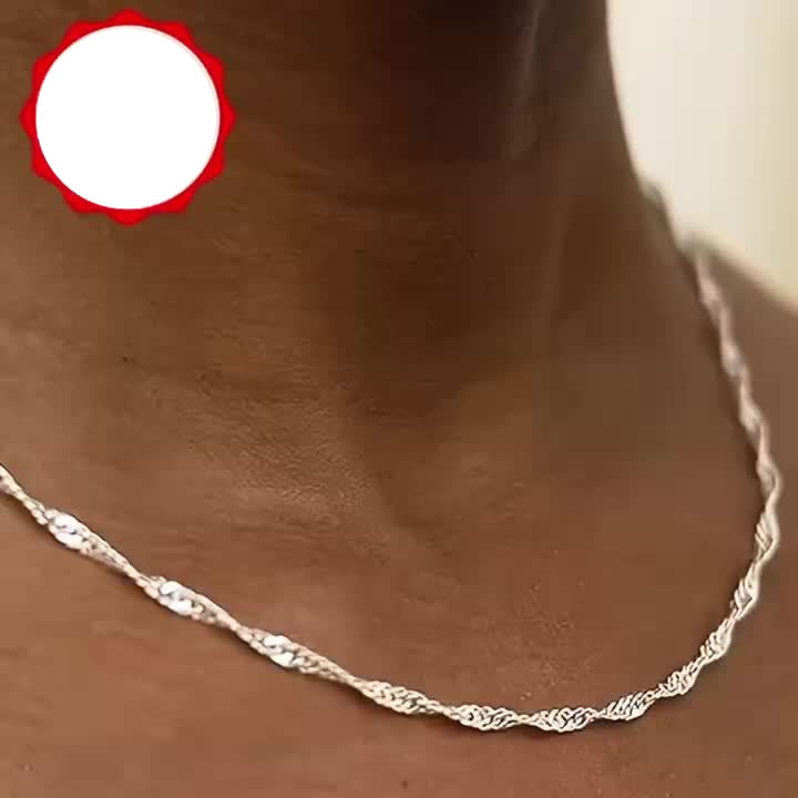 Solenya | Women's refined silver necklace | Silver