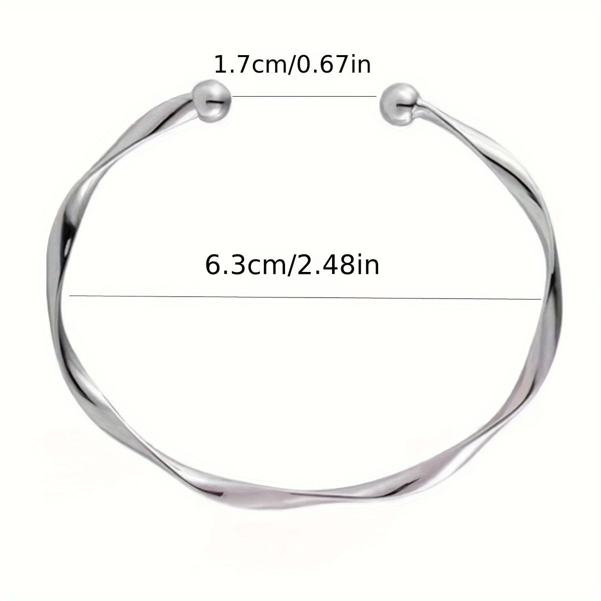 Soraya | Women's minimalist twisted bracelet | Gold yellow
