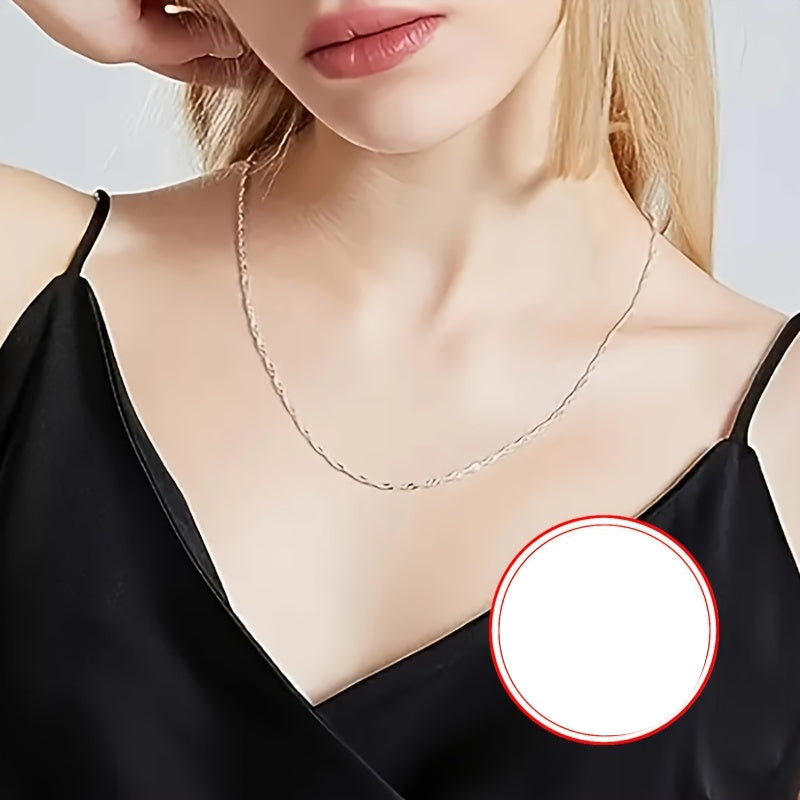 Mireva | Ladies elegant water wave necklace | Silver