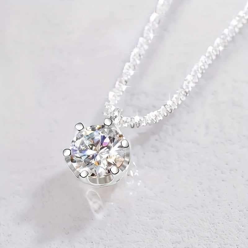 Serelina | Women's Luxury Promise Necklace | Silver