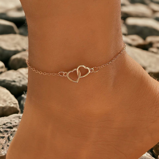 Amora Charms | Minimalist Anklet | Romantic