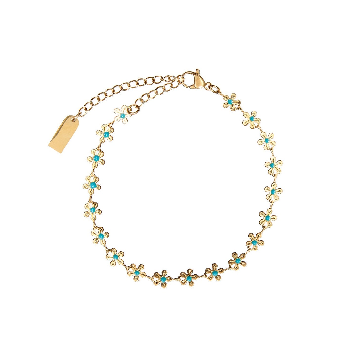 Serelina | Women's elegant zirconia bracelet | Gold