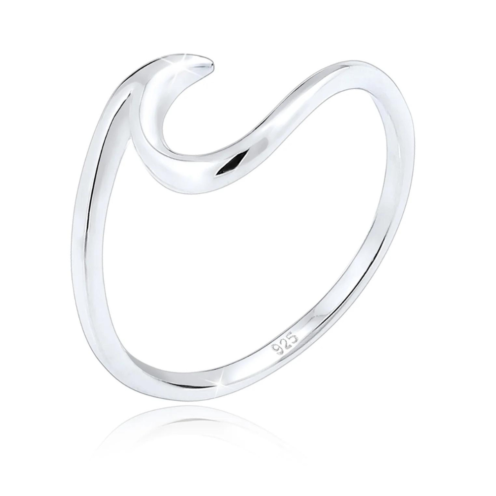 BlueImagination | Ring | Elegant Wave-shaped Design