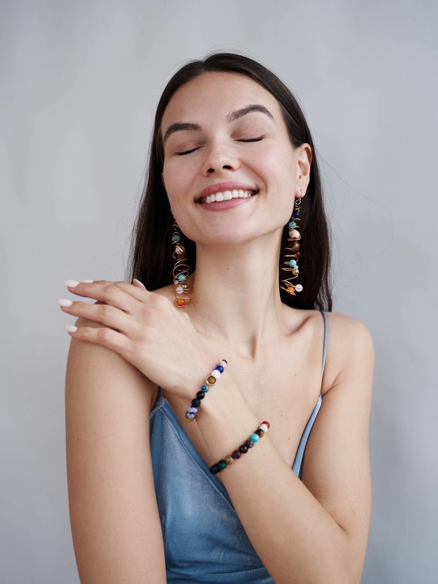 CosmoLuxe Solar System Bracelet | Mystical | Inspirational