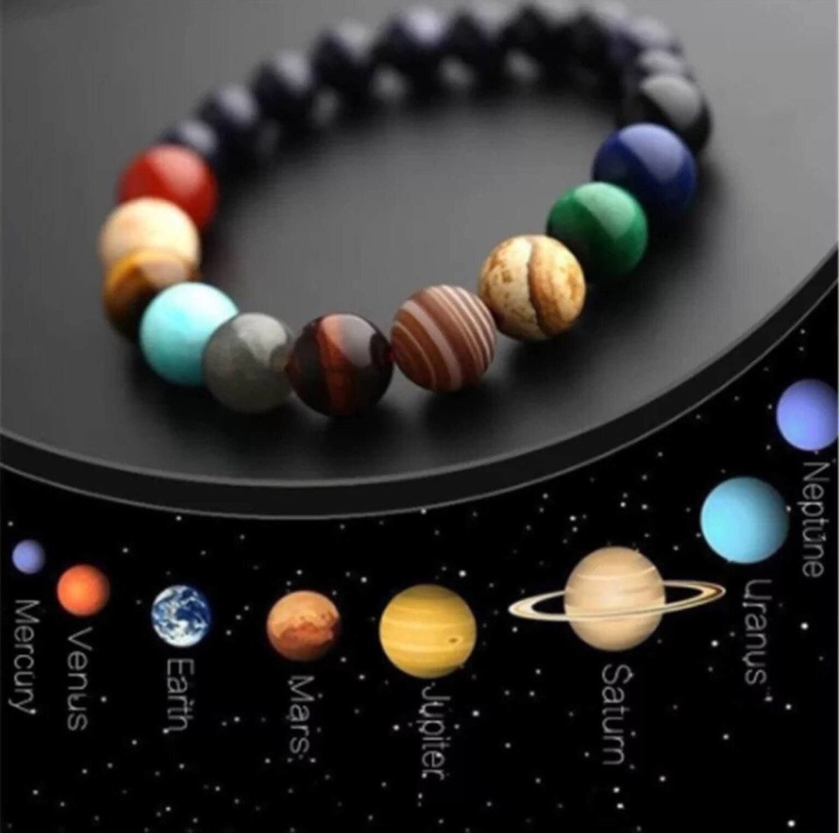 CosmoLuxe Solar System Bracelet | Mystical | Inspirational