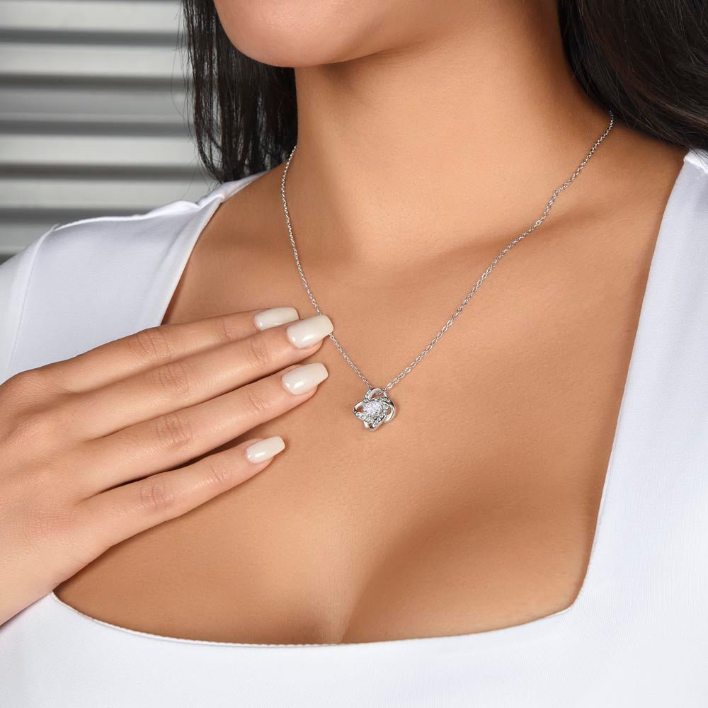 Everlasting Grace | Love Knot Necklace | Symbol of Love Sophisticated Style