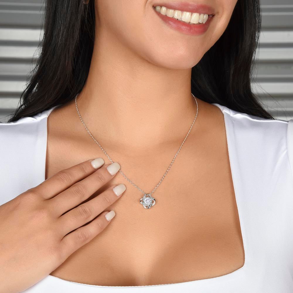Everlasting Grace | Love Knot Necklace | Symbol of Love Sophisticated Style