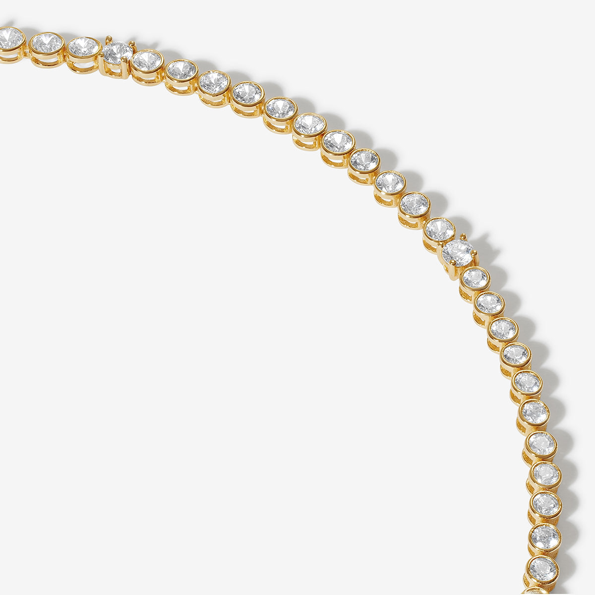 Ava - Gold Necklace with Rhinestones for Women