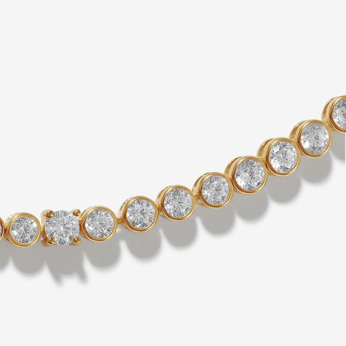 Ava - Gold Necklace with Rhinestones for Women