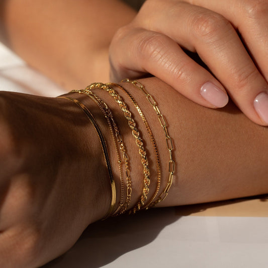 Luminous Chic | layered bracelets | timeless style