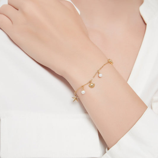 Lustrous Joy | charming bracelet | stylishly refined