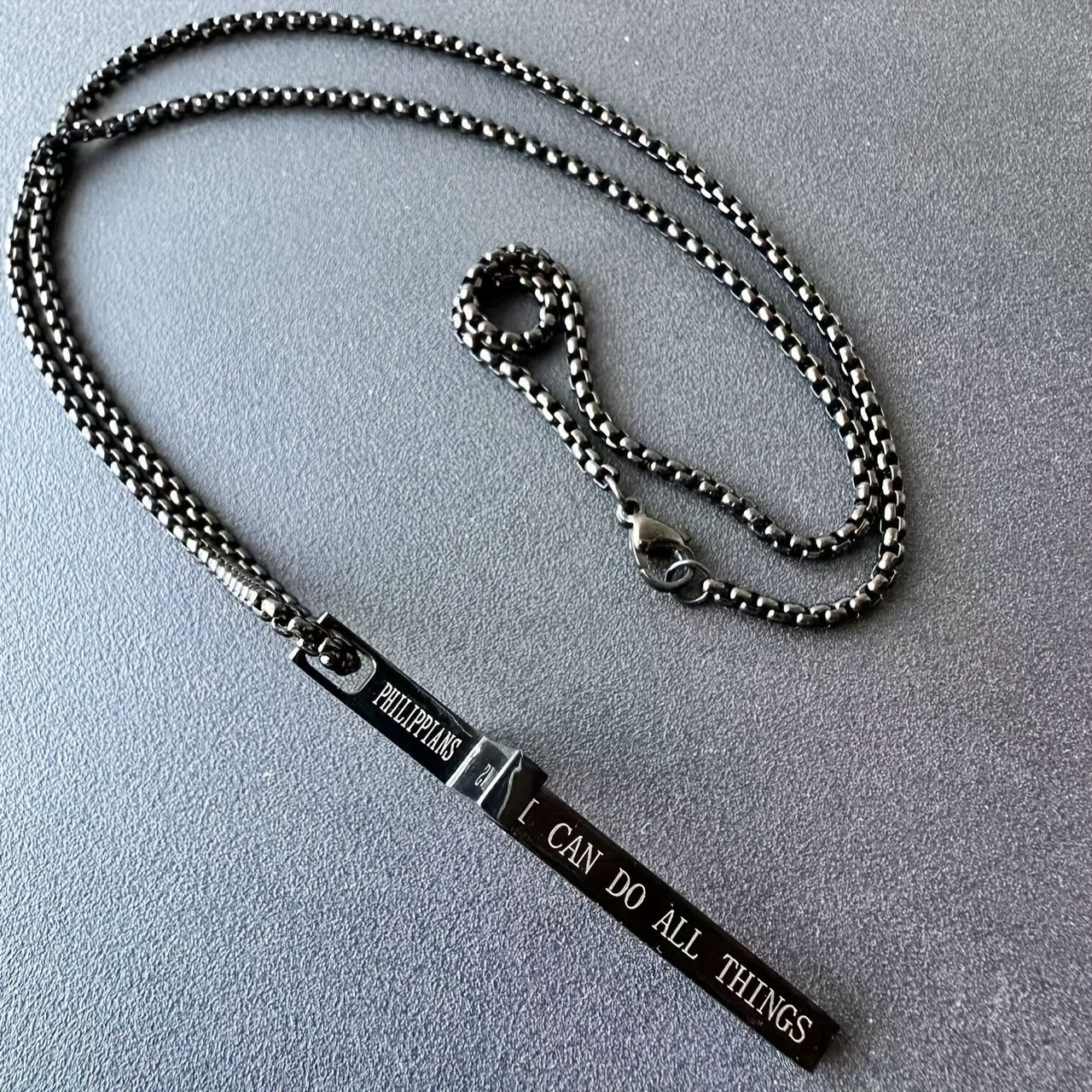 Cravello | Unisex Minimalist Cross Pendant Necklace | Silver