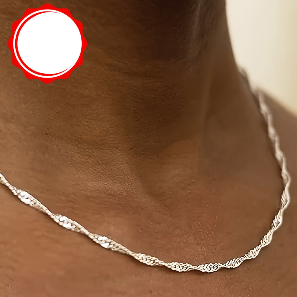 Solenya | Women's refined silver necklace | Silver