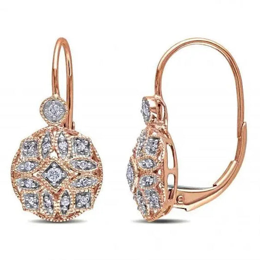 Elegant Crystal Mandala Earrings
