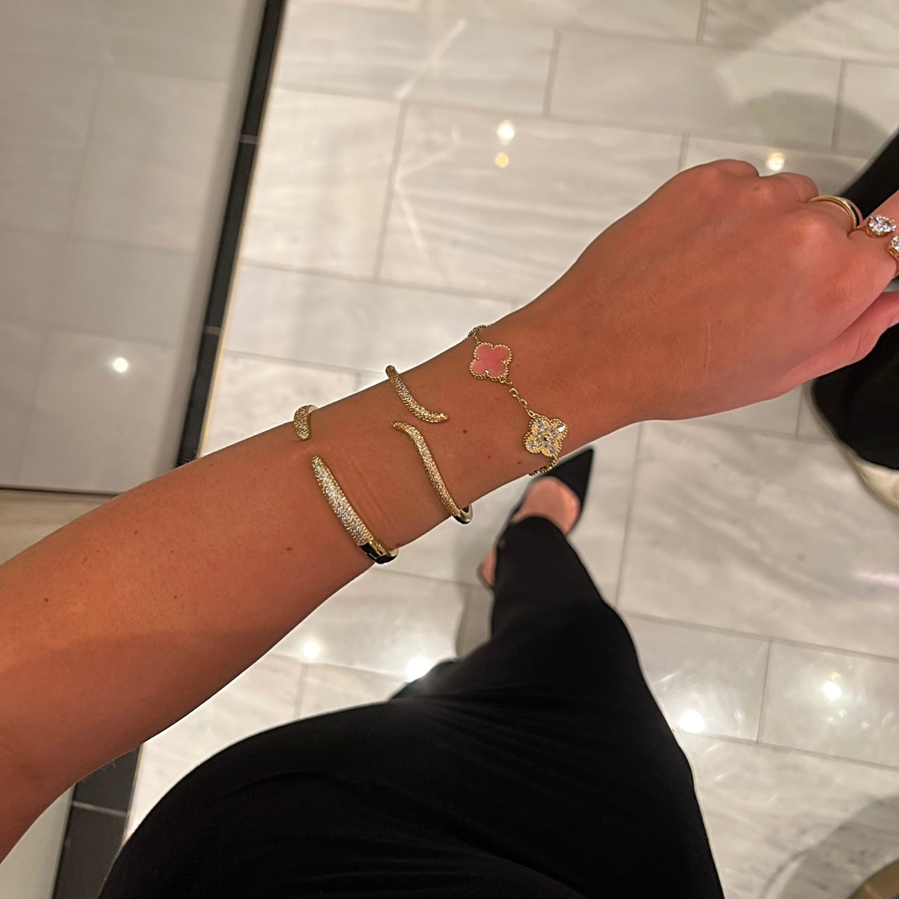 KYLIE CUFF - GOLD
